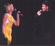 Olivia performs with Cliff in Sydney 1998