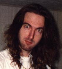 Dea D'oria in a studio with his bass