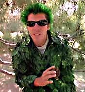 His awesome leaf suit