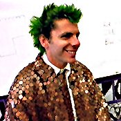 His awesome penny suit