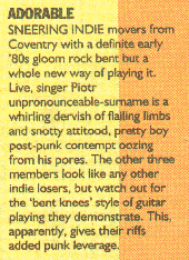 Review of Adorable's glastonbury triumph