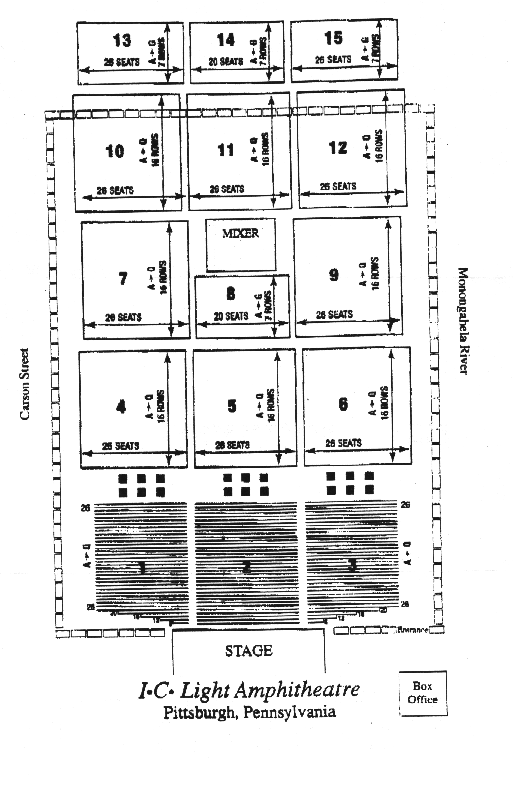 I.C. Light Amphitheater Seating Chart