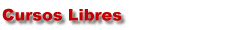 Cursos Libres