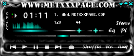 METXXX PAGE WINAMP SKIN - MADE BY THE KIRK OF MASTER OF FUEL