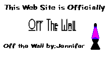 Off The Wall (Jennifer's Page