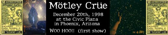 DECEMBER 20TH, 1998 AT THE CIVIC PLAZA