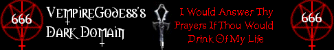 VempireGodess's Dark Domain