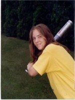 Clare's 1999 softball pic