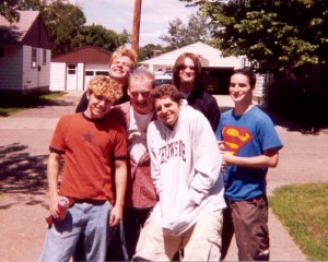 The Guys and I at my Grad Party