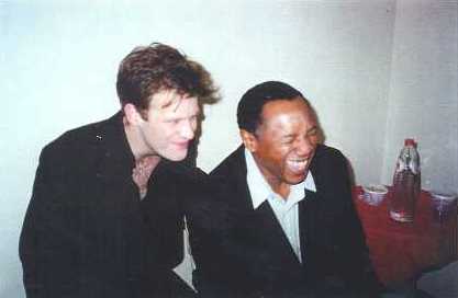 Gary with Billy 'hamming it up!'