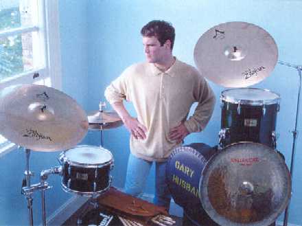 Is Gary contemplating throwing the drums out of 
the window?- Never!
