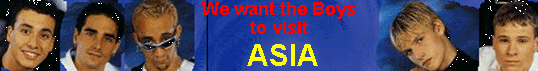 We really want the boys to visit ASIA!!