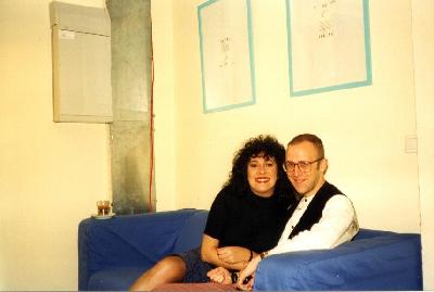 picture of Nicky Stevens and me, 25 November 1997