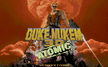 Duke Nukem Atomic Sartup Screen