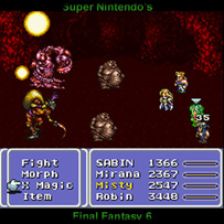 Check out Final Fantasy 6 for Super Nintendo!