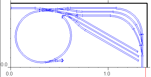 140x65 cm, rejtett