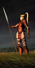 Warrior Woman - Cute