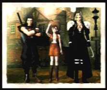 Sepheroth, Tifa, and Zack