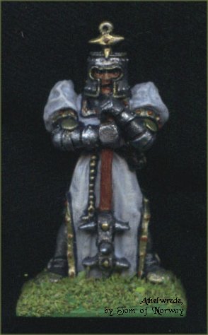 �thelwrede is the Paladin from New Dungeon Miniatures boxed set, by Ral Partha