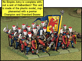An Empire Unit of Halberdiers