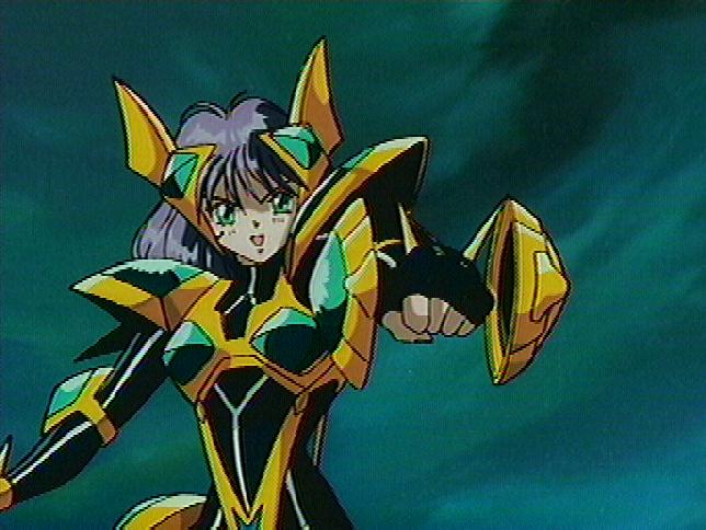 Kiiro extends her weapon ready for battle!