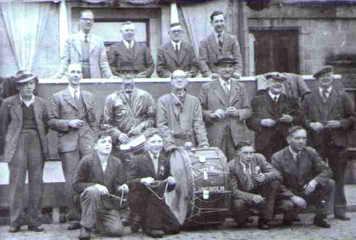 Langholm Flute Band in 1956