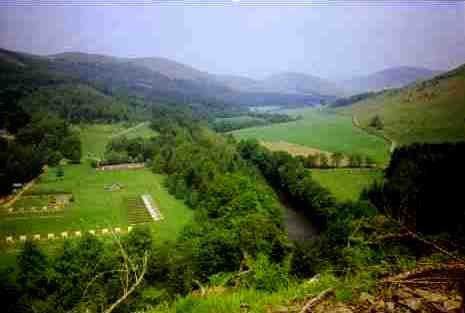 Ewes valley from Timpen Hill