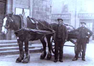 Jim (Nim) Little and Tom Jackson, coalmen in 1922