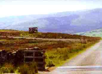 Many years ago there stood a white gate which denoted the boundary line between two neighbouring land properties