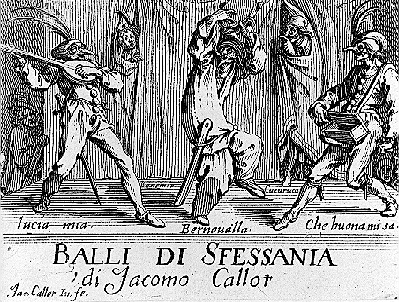 Dances of Sfessania - Jacques Callot 1622, © Association for the
International Display of Art