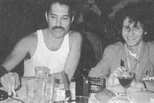 Freddie talks to the author - on the record (Photo : Famous)