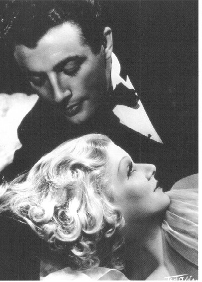 Robert Taylor and Jean Harlow, publicity pic for Personal Property (1938)