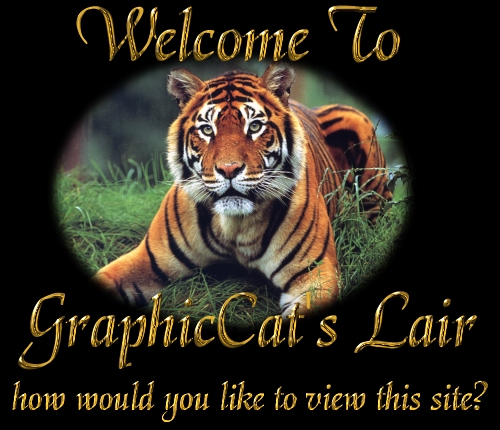 Welcome To GraphicCat's Lair!