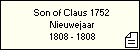 Son of Claus 1752 Nieuwejaar