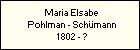 Maria Elsabe Pohlman - Schmann