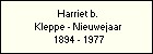 Harriet b.  Kleppe - Nieuwejaar