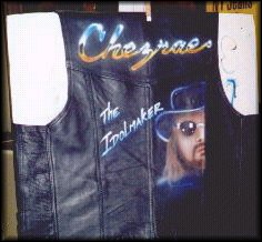 A leather vest I made for this wrestler