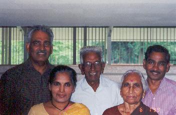 Rao, brother Subba Rao family and parents