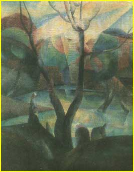 N.GRIGORYEV. Near a pond. 1921