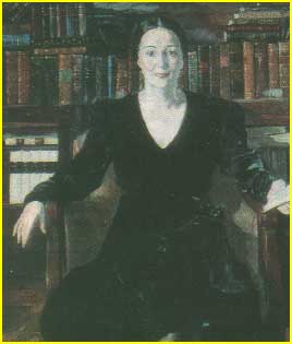 P.KORIN. The portrait of V.Bogdanova. 1942