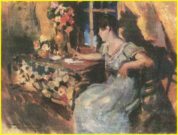 K.KOROVIN. Winter dusk. 1916