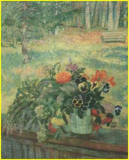 B.KUSTODIEV. Flowers. 1924