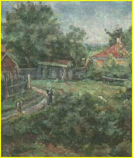 A.OSMERKIN. Vereya. A street. The 1930's.