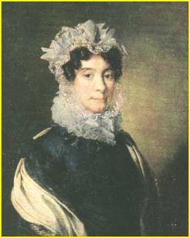 Unknown painter. The portrait of A.Kashkina. The 19th century