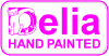 Delia Hand Painted Decal