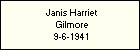 Janis Harriet Gilmore