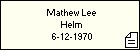 Mathew Lee Helm