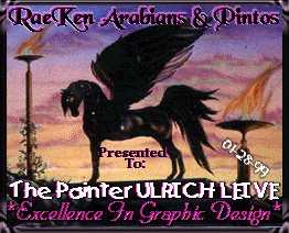 RaeKen Arabians & Pintos Award - Excellence in Graphic Design