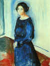 Woman in Blue (Frau Barth) (1921)