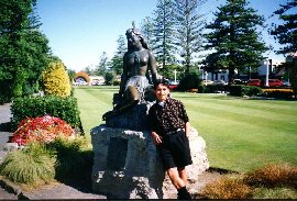 At the park in Napier